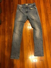 Pull & Bear Fit Skinny Men’s Jeans Washed Blue Size 38