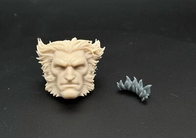 1/12 Wolverine Logan desenmascarado JL Ver 2025 cabeza escultura personalizada (tamaño Mafex/ML) Foto 1 de 4