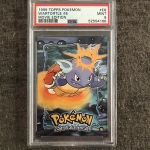 #08 Wartortle E8 Topps First Movie Pokemon Card PSA 9 MINT - Picture 1 of 3