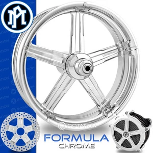 Performance Machine Formula Chrome Custom Front Wheel Package Harley Touring PM - Picture 1 of 1