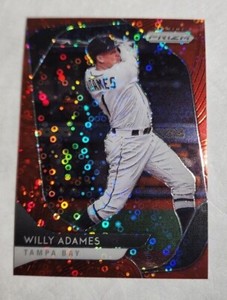 2020 Panini Prizm Red Donut Circles #5 Willy Adames (50/99)