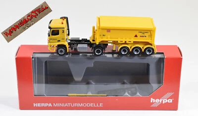 Herpa 1:87 H0 - LKW Mercedes Absetzkipper "Leonhard Weiss" - Art. 310352 - F 294 - Bild 1 von 3