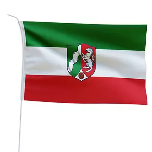 Gastlandflagge Bootsfahne Boot Gastflagge Fahne Flagge NRW Westfalen 30 x 20 cm - Bild 1 von 5