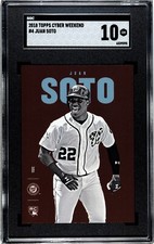 Juan Soto 2018 Topps Cyber Weekend Promo #4 Rookie SGC 10 Gem Mint