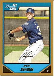 2007 (MARINERS) Bowman Prospects Gold #BP61 Aaron Jensen