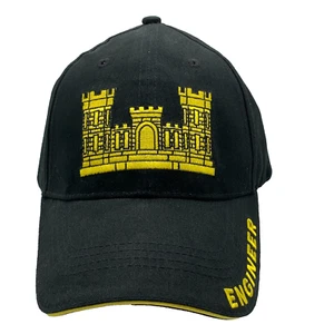 NUOVO cappello da baseball Army Engineering Ballcap con logo ricamato nero Z1 - Foto 1 di 13
