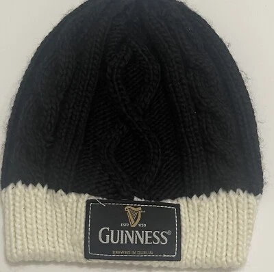 Gorro Guiness blanco y negro talla única para la mayoría Foto 1 de 4