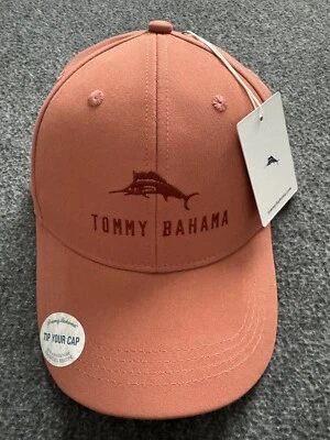 NWT TOMMY BAHAMA Margarita Recipe Ball Cap Coral Unisex Cocktail Hat - Image 1 of 4