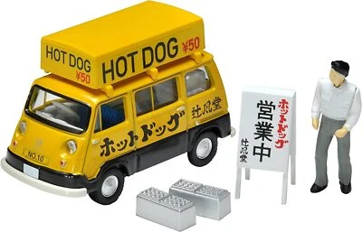 Tomica Rimited Vintage 1/64 Lv-201A Subaru Sambar Light Ban Hot Dog Shop Ye - Image 1 of 4
