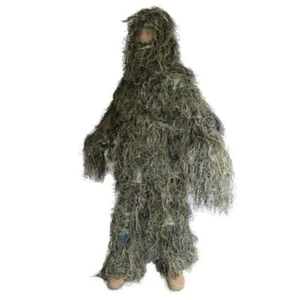 Woodland Clothes Tactical Bionic Camouflage Suits Hunting Army Military Sniper - Picture 1 of 12