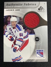 2005-06 SP Game Used Authentic Fabrics Jaromir Jagr AF-JJ Penguins + BONUS CARD