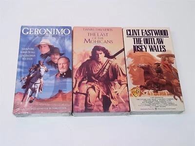 Lot of 3 Western VHS USA NTSC Video Tapes Great Value Collection - Bild 1 von 4