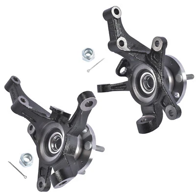 Pair Steering Spindle Knuckle Assembly Black L & R for Pontiac G3 1.6L L4 09-10 - Image 1 of 4