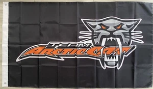ARCTIC CAT 3x5ft FLAG BANNER DRAPEAU SNOWMOBILE MAN CAVE GARAGE - Bild 1 von 1