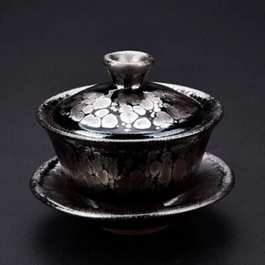 Teiera cinese Jianzhan della popolare ciotola da tè Tenmoku gaiwan olio gocce tazza da tè - Foto 1 di 12