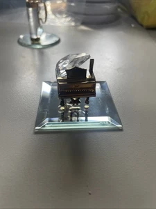 Pianoforte a coda Swarovski Crystal Memories miniatura oro - Foto 1 di 3