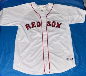 MLB Youth Curt Schilling Red Sox Baseball Jersey #38 Majestic Size 18/20 See Des - Picture 1 of 9