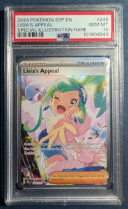 Pokemon Surging Sparks Lisia's Appeal 246/191 Special Illustration Rare PSA 10 - Picture 1 of 5