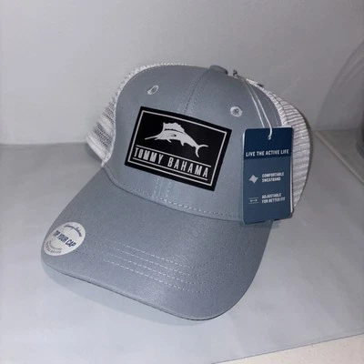 Tommy Bahama Mens Marlin Logo Trucker Hat Cap Snapback Tip Your Cap NWT - Image 1 of 4