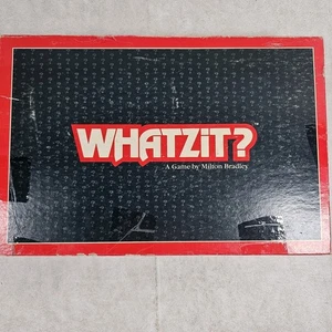 Vintage Milton Bradley Whatzit? Juego de mesa Silly Cliché 1987 completo usado - Imagen 1 de 22