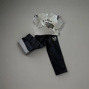 Los Angeles Kings Jersey Toddler 2T Black NHL Hockey Shirt Kids With pants READ - Picture 1 of 12