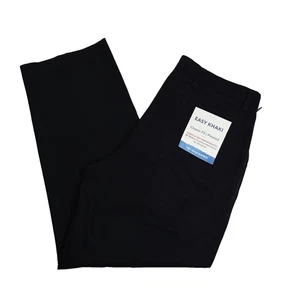 Neu Dockers leichte khakifarbene Herrenhose 34 x 29 klassische Passform schwarz tiefe Taschen - Bild 1 von 10