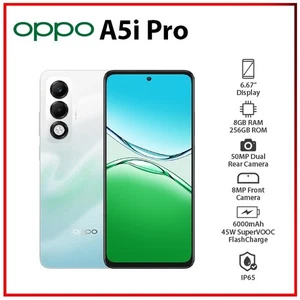 NEW OPPO A5i Pro 5G 8GB+256GB BLUE Unlocked Dual SIM Global Android Mobile Phone - Bild 1 von 6
