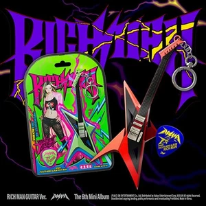AESPA 6th Mini Album [Rich Man] RICH MAN GUITAR Ver. NFC CD+Keyring+P.Card+etc - Picture 1 of 2