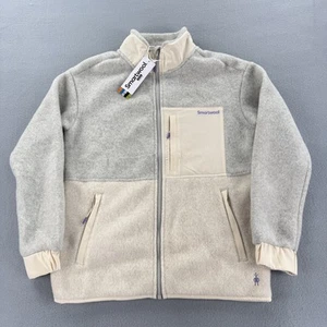 Smartwool Jacket Womens Small Full Zip Wool Fleece Outdoor New - Picture 1 of 7