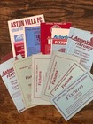 Aston Villa Fixture lists booklets cards 1960s 1970s 1980s 1990s FREE POST