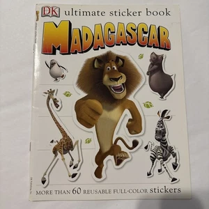 Rare Madagascar DK ULTIMATE STICKER BOOK PAPERBACK 2005 NEW - Picture 1 of 15