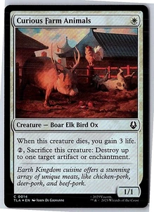 Curious Farm Animals C Avatar: The Last Airbender 14 FOIL Near Mint - Bild 1 von 1