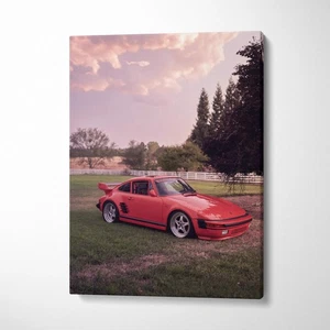 Porsche 911 Turbo Slant-Nose High Resolution Vertical Car Canvas Print #001 - Picture 1 of 14