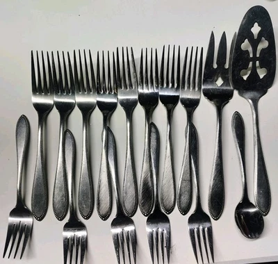 Interpur INR5 Flatware Lot 16 Pc - Image 1 of 3