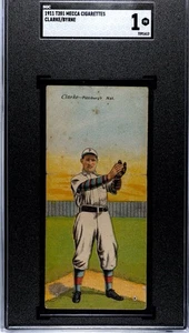 1911 T201 Mekka Doppelordner Fred Clarke / Byrne SGC 1 ~ Pittsburgh NL - Bild 1 von 2