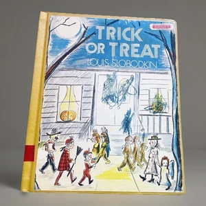 Trick Or Treat Louis Slobodkin 1959/1972 Vintage Halloween Hardcover Book - Picture 1 of 7