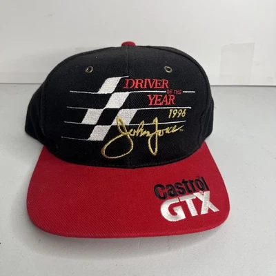 Chapéu Vintage 1996 NHRA Winston Drag Racing John Force Castrol GTX  - Imagem 1 de 4