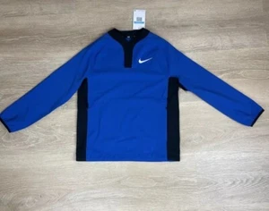 Nike Boys Stock Long Sleeve Windshirt Pullover Jacket Sz. M NEW DO9177-493 - Picture 1 of 3
