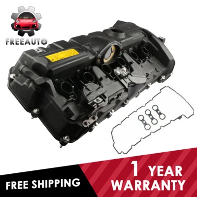 1* Cubierta de válvula de motor con junta para BMW E82 128i E90 E91 E92 E93 328i 11127552281 Foto 1 de 4