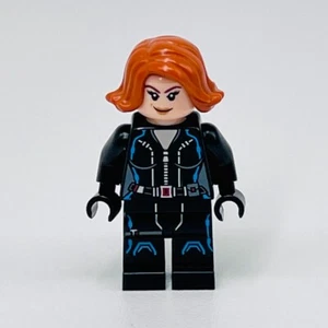 NEW Genuine LEGO® Minifigure BLACK WIDOW - Black Jumpsuit sh186 76032 - Picture 1 of 4