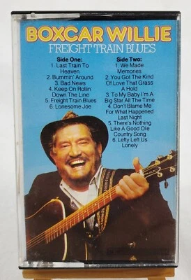 BOXCAR WILLIE: Freight Train Blues - Cassette - Colorado Records  #43001- 1970's - Image 1 of 4