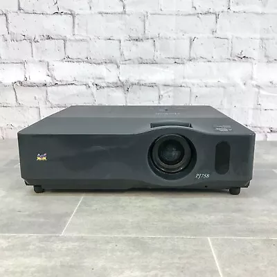 ViewSonic PJ758 3LCD XGA Portable Projector 2200 ANSI Lumens - 4229 Hours Used - Image 1 of 4