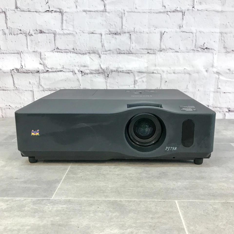 ViewSonic PJ758 3LCD XGA Portable Projector 2200 ANSI Lumens - 4229 Hours Used - Image 1 of 4