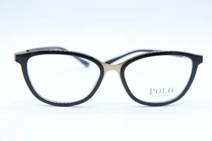 New! Polo Ralph Lauren PH 1166 9169 Black and Gold Frames 53-15-140 PH1166 9169 - Picture 1 of 5