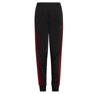 NWT adidas Boys Tricot Joggers AK5871 Black/Red Size: S/M/L - Picture 1 of 9