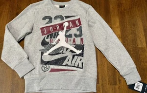 NWT Nike Youth Air Jordan 23 Crewneck Sweatshirt Jumpman Medium 10-12 Years $50 - Picture 1 of 1