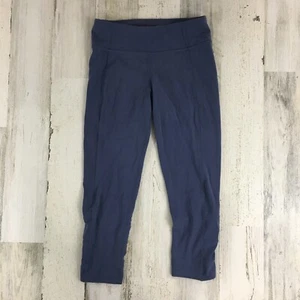 Athleta Girl Stash Your Treasures Cinch Capri L 14 Blue Leggings - Picture 1 of 14