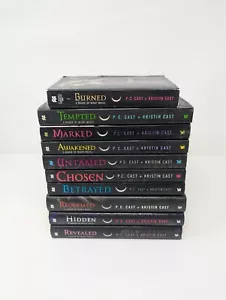 10 House Of Night Novel Series Books By Kristin & P.C Cast, HC/PB Lot - Picture 1 of 6