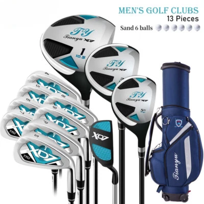 Men With Bag Driver Golf Clubs Irons/ Graphite High-quality Beginner's Practic - Image 1 of 4