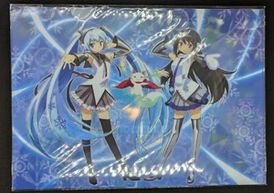 Hatsune Miku 2015 Snow Miku. archivos transparentes. Colaboración Madoka Magica - Imagen 1 de 2